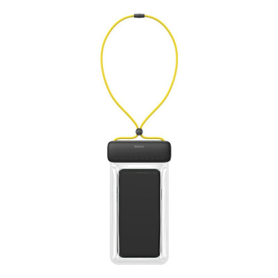 Baseus Lets Go univerzális vízálló tok okostelefonokhoz, fekete és sárga