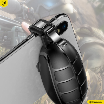 Baseus Gránát alakú kézi játékvezérlő okostelefonokhoz - Fekete