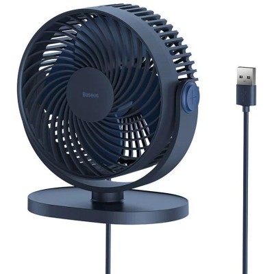 Baseus Serenity asztali oszcilláló ventilátor (kék)