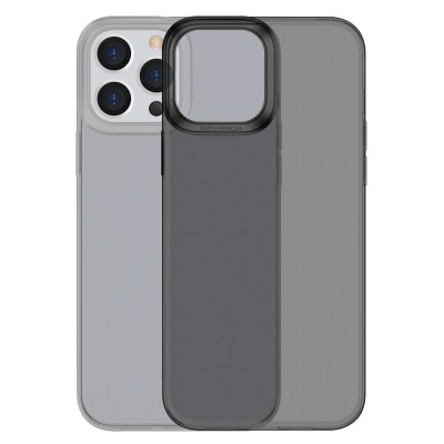 Baseus Simple átlátszó telefontok iPhone 13 Pro Max készülékhez (szürke)
