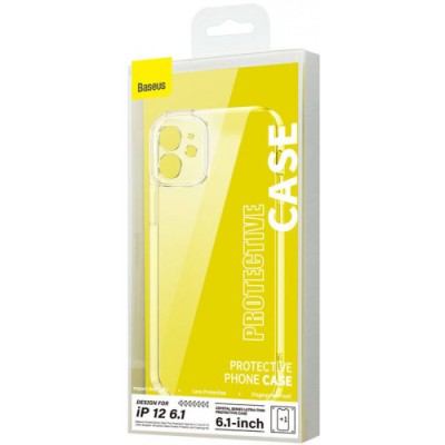 Baseus Crystal átlátszó tok és kijelzővédő üveg szett, ultravékony, iPhone 12
