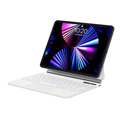 Baseus Brilliance Pro billentyűzetes tok iPad 12.9" (fehér)