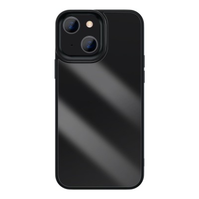 Baseus Crystal átlátszótok iPhone 13 készülékhez, fekete