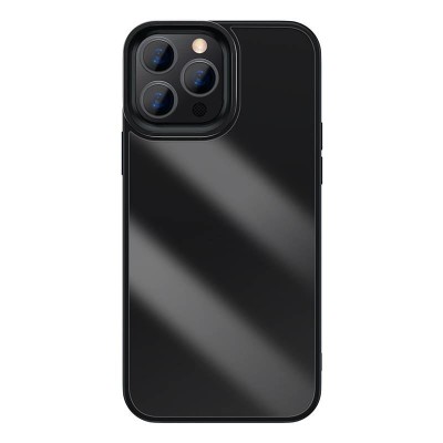 Baseus Crystal átlátszótok iPhone 13 Pro készülékhez, fekete