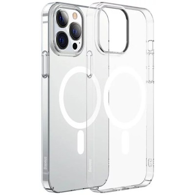 Baseus Crystal mágneses telefontok iPhone 13 Pro készülékhez (átlátszó)