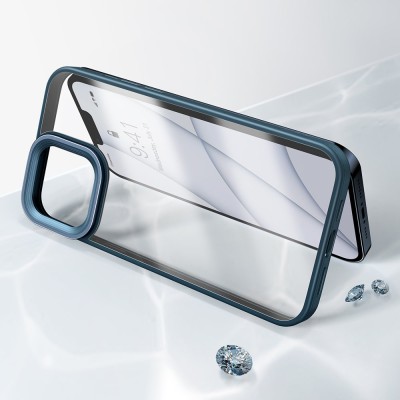 Baseus Crystal átlátszótok iPhone 13 Pro készülékhez, kék