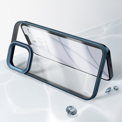 Baseus Crystal átlátszótok iPhone 13 Pro Max készülékhez, kék
