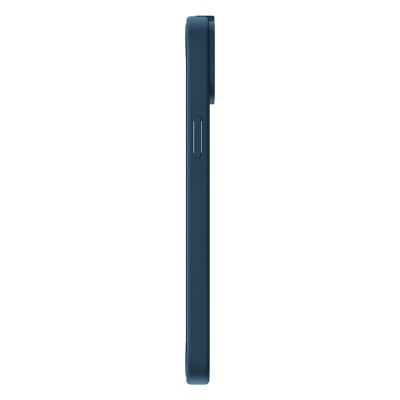 Baseus Frame iPhone 14 Plus Átlátszó mágneses tok + üvegfólia (kék)