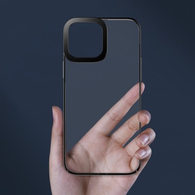 Baseus Glitter átlátszótok iPhone 13-hoz, fekete