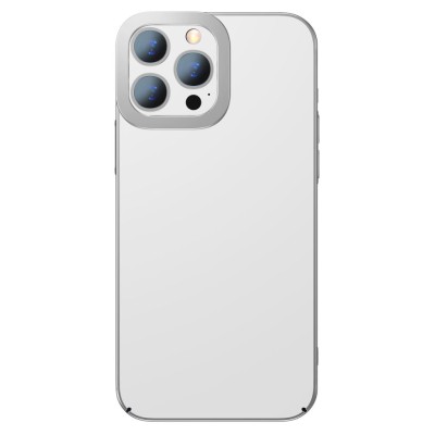 Baseus Glitter átlátszótok iPhone 13 Pro készülékhez, ezüst