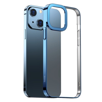 Baseus Glitter átlátszótok iPhone 13-hoz, kék
