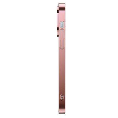 Baseus Glitter átlátszó tok iPhone 13-hoz, rózsaszín