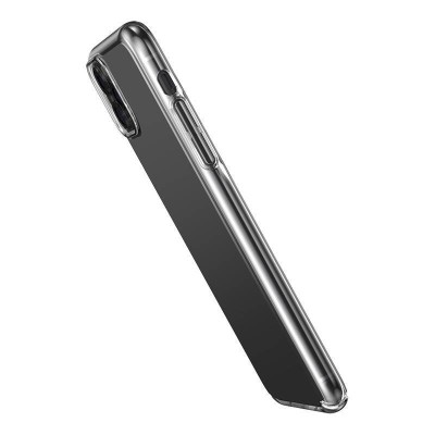 Baseus Crystal Series telefontok iPhone 11 Pro-hoz (Átlátszó) + Edzett üveg + Tisztítókészlet