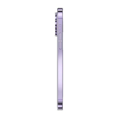 Baseus Crystal Clear telefontok iPhone 14 Pro Max-hoz (Áttetsző) + Edzett üveg + Tisztítókészlet