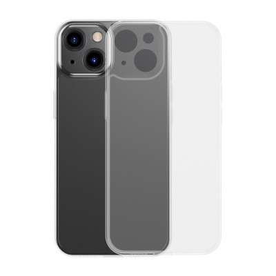 Baseus Frosted Glass iPhone 13 telefontok, átlátszó