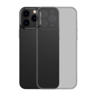 Baseus Frosted Glass iPhone 13 Pro tok, fekete