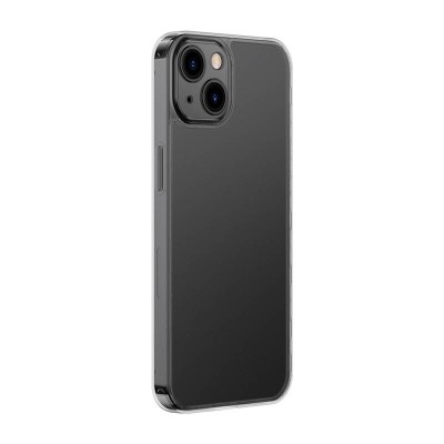 Baseus Matt üveg telefontok iPhone 13 Pro + Edzett üveg (fekete)