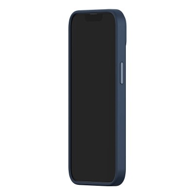 Baseus Liquid Silica iPhone 14 Plus mágneses telefontok + üvegfólia (kék)