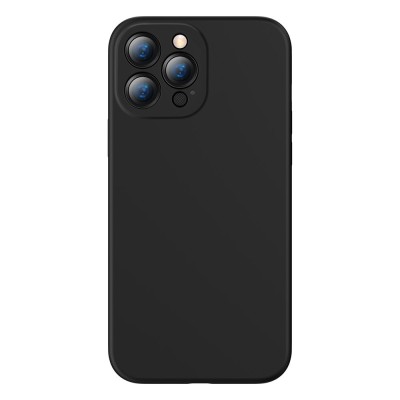 Baseus Liquid Silica iPhone 13 Pro Max szilikontok, fekete