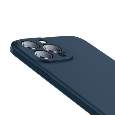 Baseus Liquid Silica iPhone 13 Pro Max szilikontok (kék)