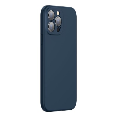 Baseus Liquid Silica iPhone 13 Pro Max szilikontok (kék)