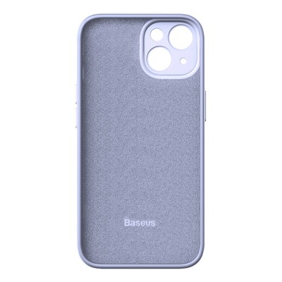 Baseus Liquid Silica iPhone 14 telefontok, üvegfólia + tisztítókészlet (lila)
