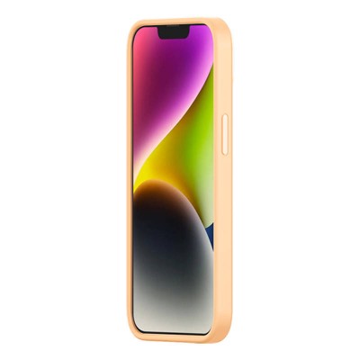 Baseus Liquid Silica iPhone 14 telefontok, üvegfólia + tisztítókészlet (sárga)