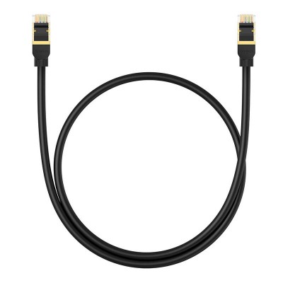 Baseus hálózati kábel Cat.8, Ethernet RJ45, 40 Gbps, 0.5m (fekete) 
