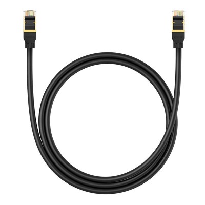 Baseus hálózati kábel Cat.8, Ethernet RJ45, 40 Gbps, 1m (fekete) 