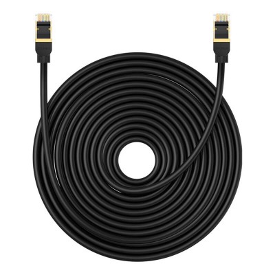Baseus Ethernet RJ45 hálózati kábel Cat.8, 40 Gbps, 20m (fekete)
