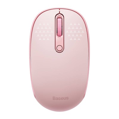 Baseus Wireless egér F01B Tri-mode 2.4G BT5.0 1600 DPI (rózsaszín)