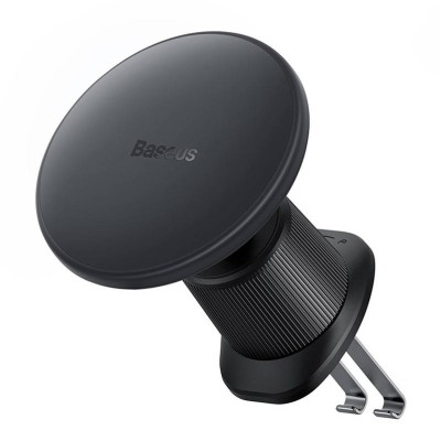 Baseus Magnetic Autós telefontartó, vezeték nélküli töltéssel, CW01 (fekete)