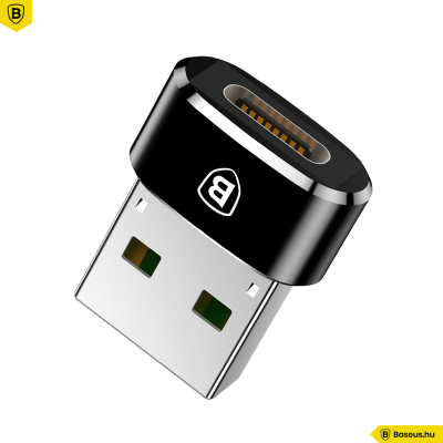 Baseus USB/Type-C  átalakító adapter - Fekete