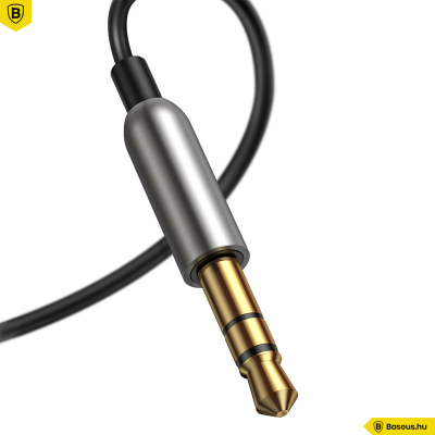 Baseus BA01 USB + vezeték nélküli audio adapter kábel 3,5mm jack bemenet - Fekete 
