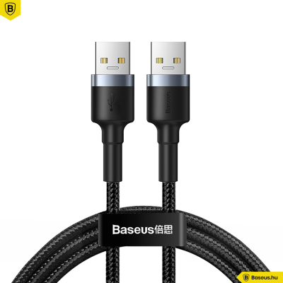 Baseus Cafule USB3.0(apa)/USB3.0(apa)átalakító kábel 2A 1m - Sötét szürke