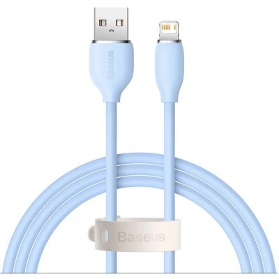 Baseus Jelly USB - Lightning kábel, 2,4A, 1,2m - Kék