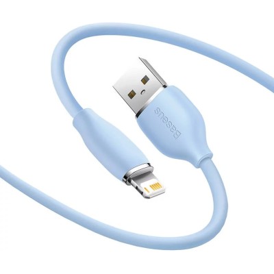 Baseus Jelly USB - Lightning kábel, 2,4A, 1,2m - Kék