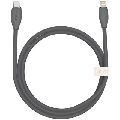Baseus Jelly USB-C - Lightning kábel, 20W, 1,2m - Fekete