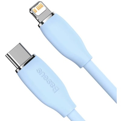 Baseus Jelly USB-C - Lightning kábel, 20W, 1,2m - Kék