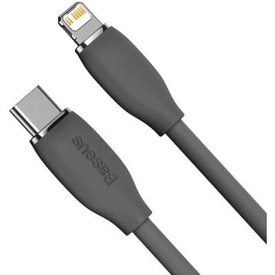 Baseus Jelly USB-C - Lightning kábel, 20W, 2m fekete