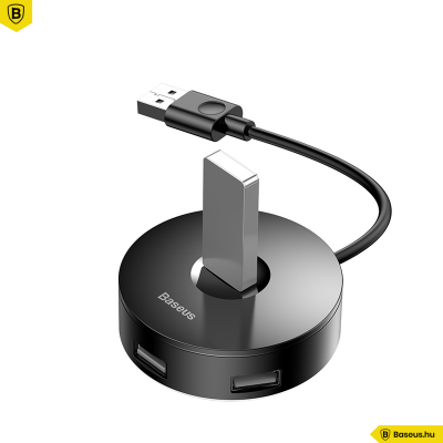 Baseus HUB adapter USB 3.0 - 4xUSB 15 cm-es kábellel- Fekete
