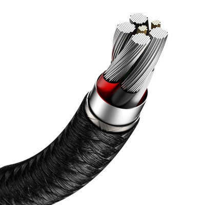 Baseus Cafule USB-USB-C kábel, 66 W, 1 m, fekete