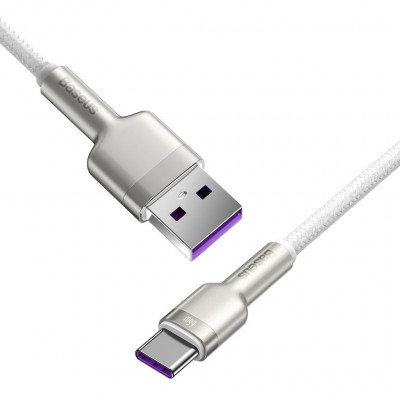Baseus Cafule USB-USB-C kábel, 66 W, 1 m, fehér