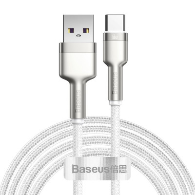 Baseus Cafule USB-USB-C kábel, 66 W, 2 m, fehér