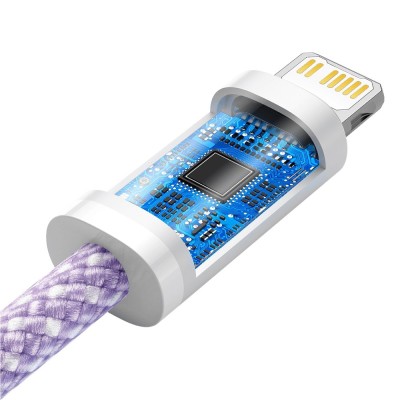 Baseus USB-C kábel a Lightning Dynamic sorozathoz, 20 W, 2 m (lila)