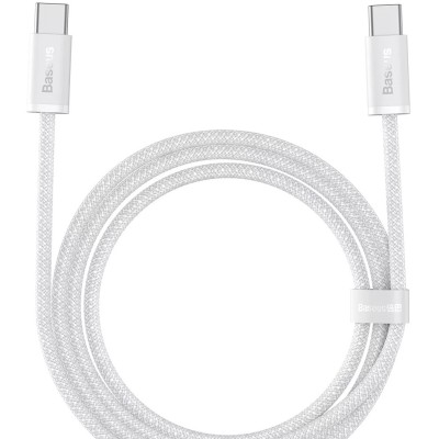 Baseus USB-C - USB-C kábel, 100 W, 1 m (fehér)