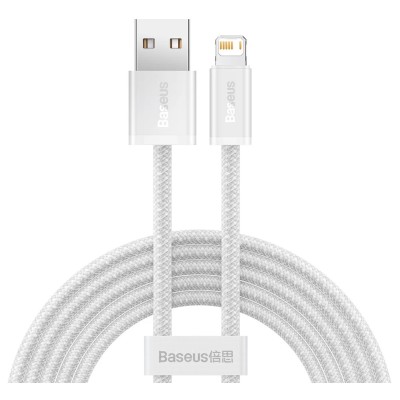 Baseus Dynamic Lightning USB-kábel, 2,4A, 1m (fehér)