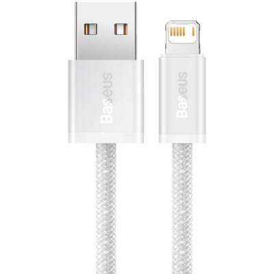 Baseus Dynamic Lightning USB-kábel, 2,4A, 1m (fehér)
