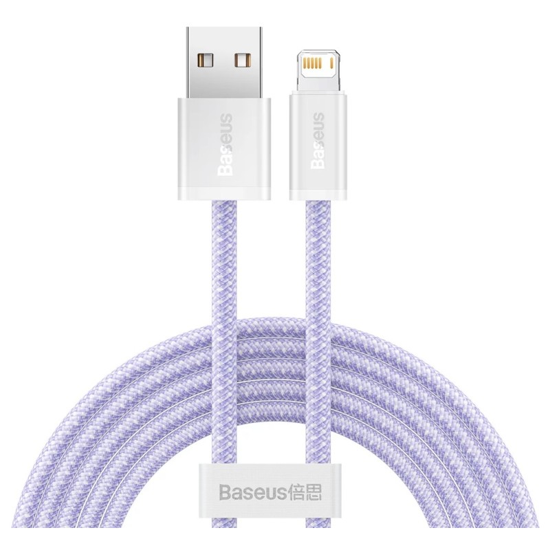 Baseus Dynamic Lightning USB-kábel, 2,4A, 2m (lila)