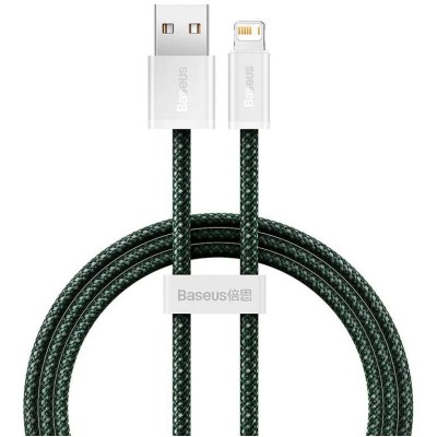 Baseus Dynamic 2 series USB - Lightning töltőkábel, adatkábel, 2.4A, 1m (zöld)